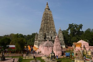 Mahabodhi Stupa marking the spot where Buddha became enlightened
