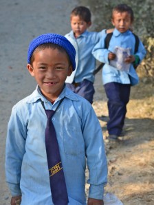 Nepali school boys