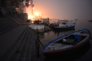 looking towards burning ghats 1