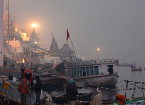 looking towards burning ghats