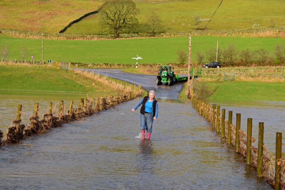 Jo Jo & flooded road 1