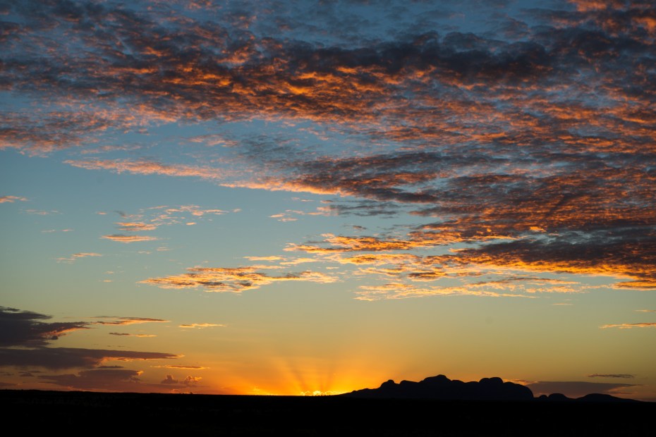 Kata Juta at sunset from near Uluru