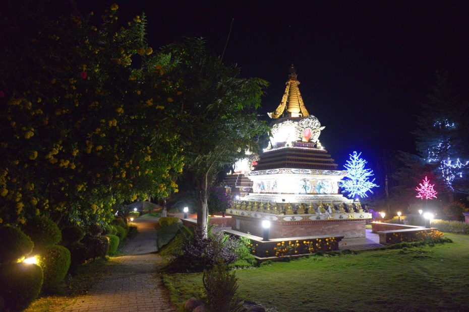 lhama-lhundrup-stupa-at-night-with-flowers
