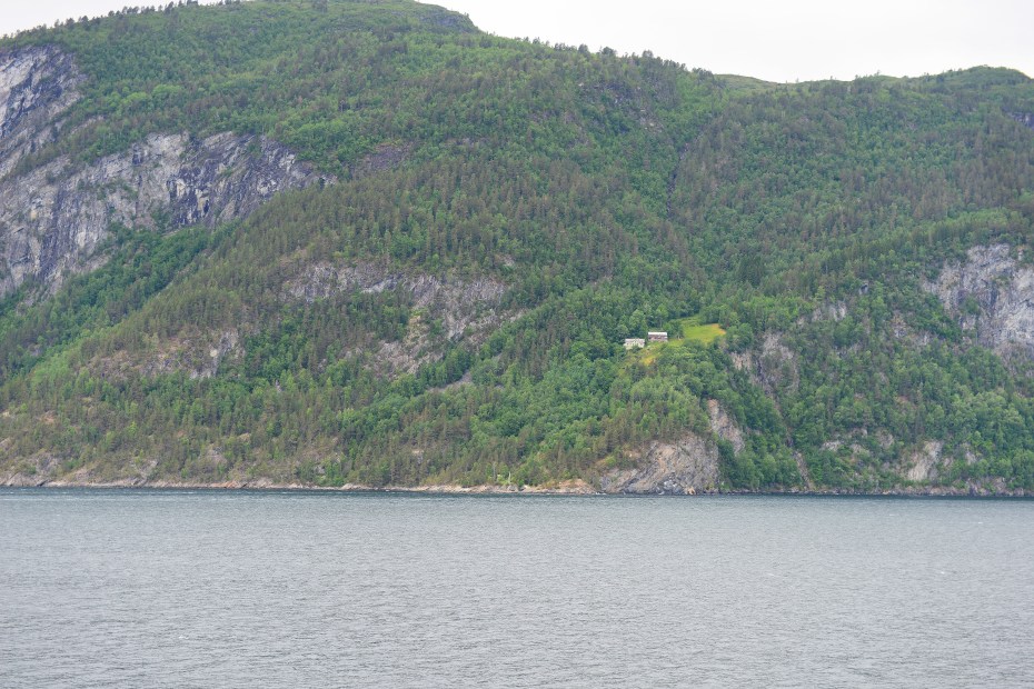 house on side of hill