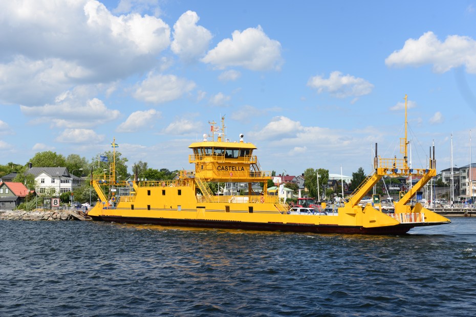 one of the many ferries