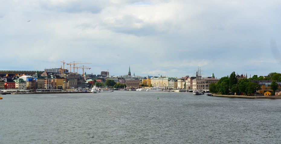 one of the many harbors in Stockholm