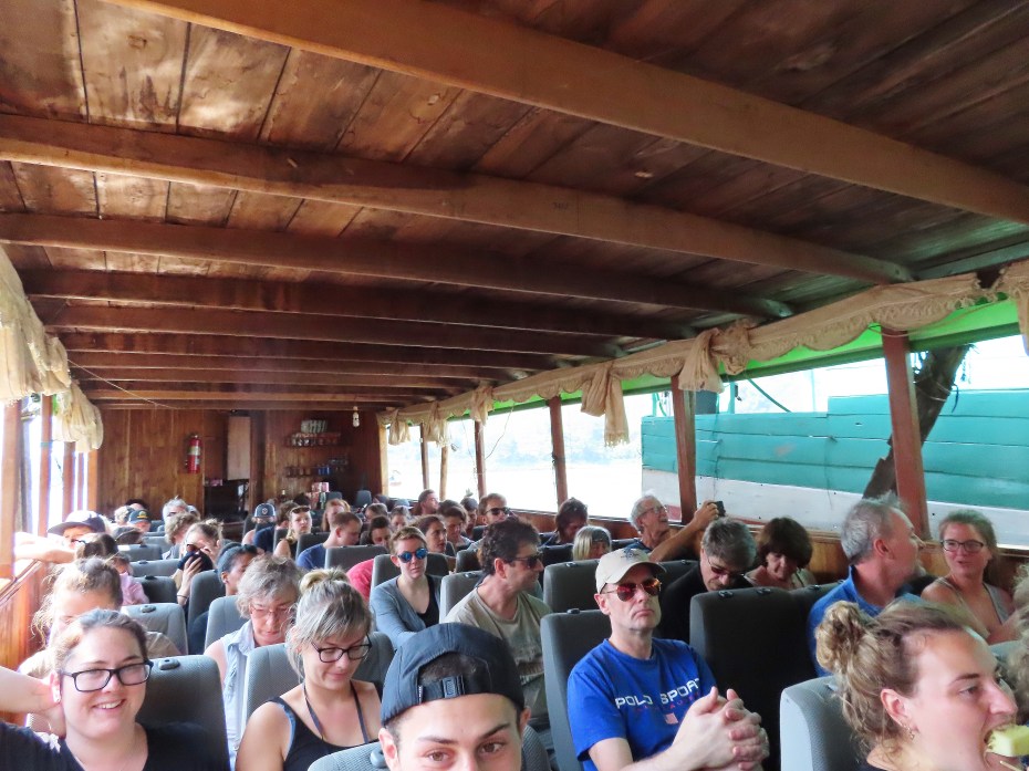 first half of boat trip