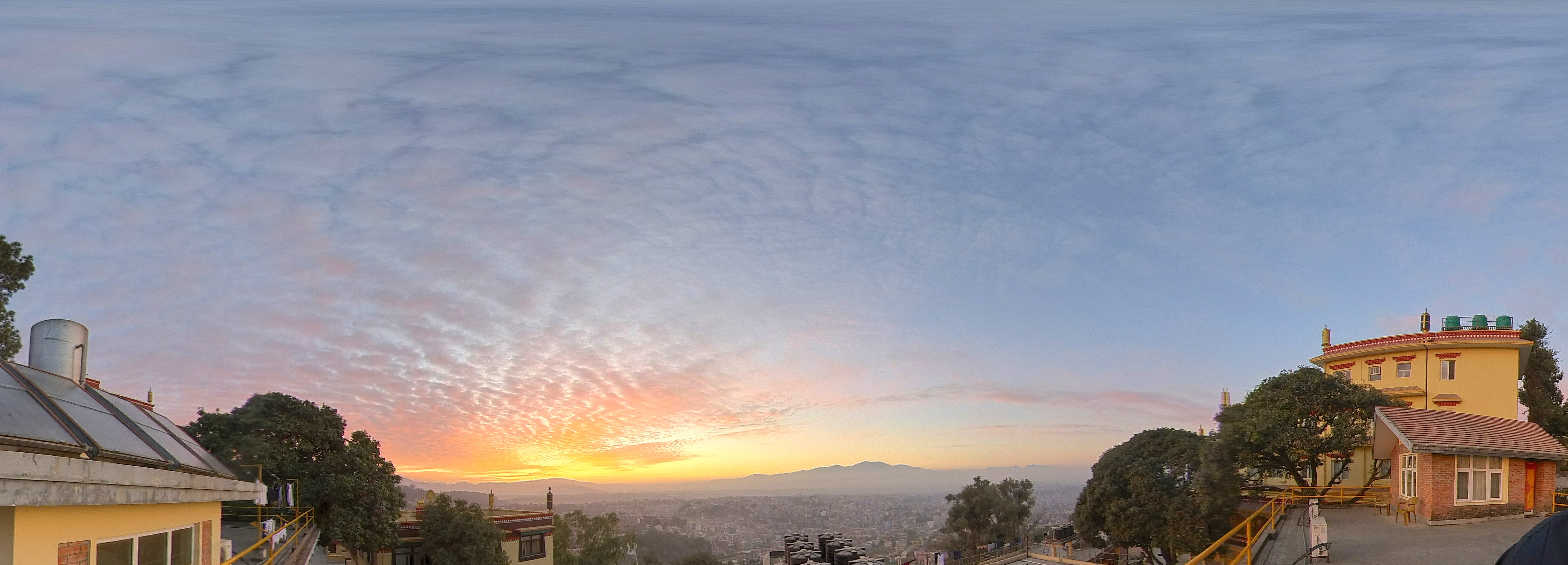 sunrise over Kathmandu 1